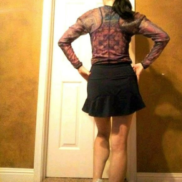 Nwt Lucky In Love Mesh Long Sleeve Women Shirt Top w/ Cami M Medium - Picture 5 of 10